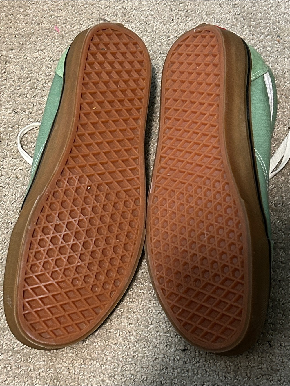 Vans Mint Green Old Skool Sneakers with White Stripe - Picture 3 of 5